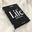 Rowen Homes Accessories 'Life' Black Decorative Coffee Table Photo Album House of Isabella UK