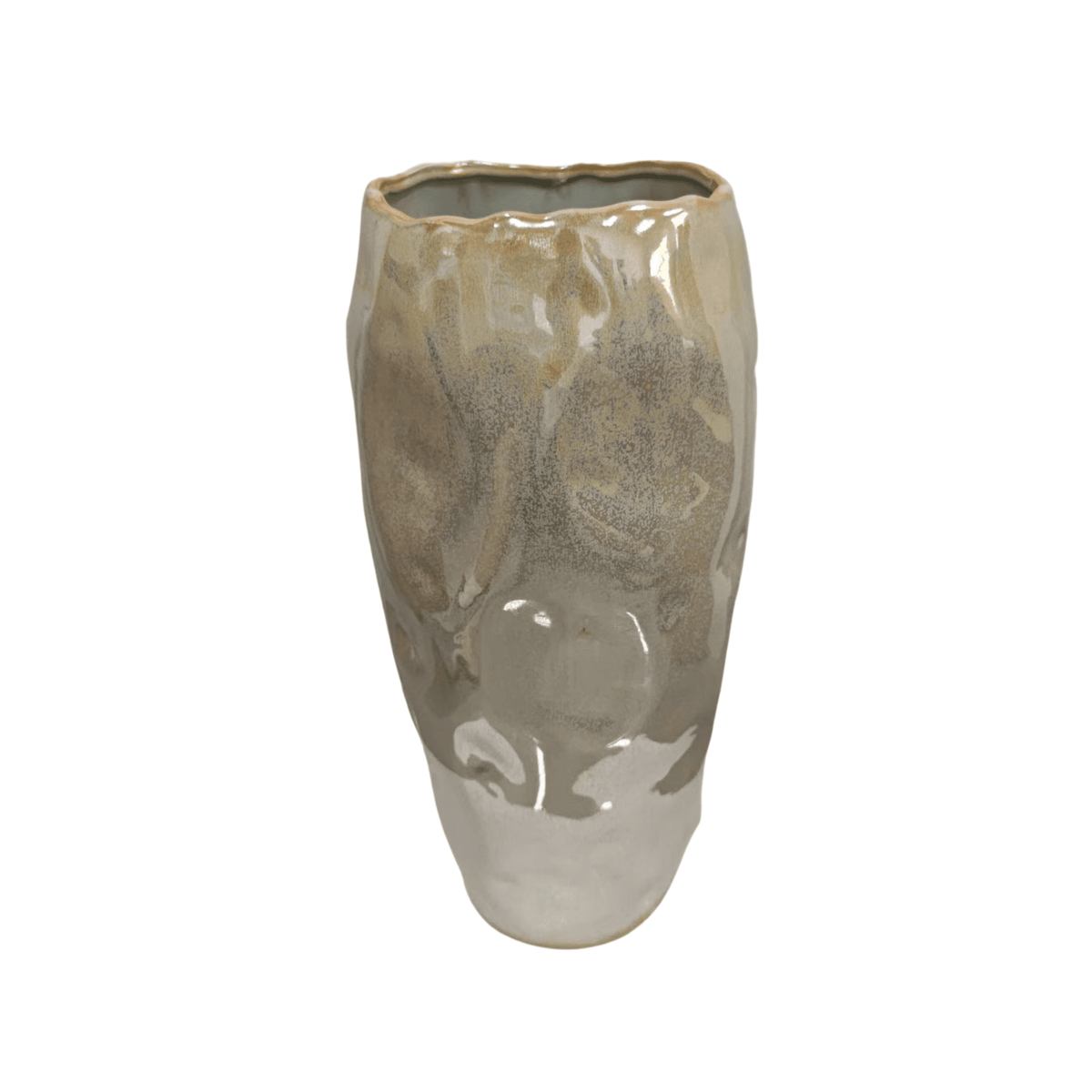 Rowen Homes Accessories Lucienne Large Pearlescent Abstract Decorative Vase House of Isabella UK
