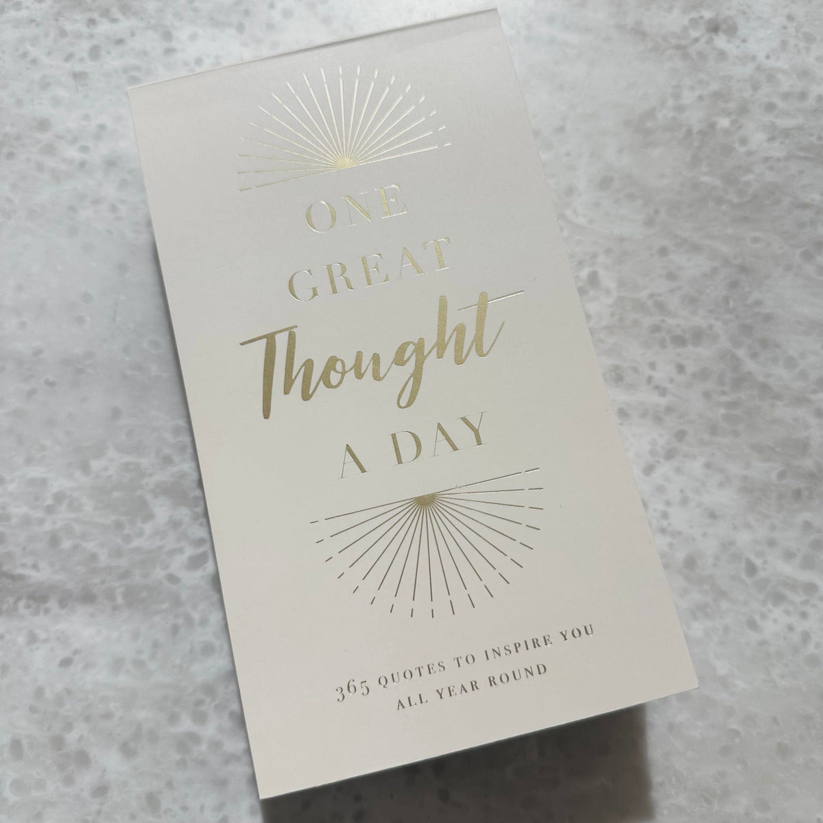 Rowen Homes Accessories 'One Great Thought a Day' Lined Notebook with Quotes House of Isabella UK