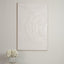 Rowen Homes Accessories Tilly Cream Half Moon Textured Canvas Wall Art House of Isabella UK