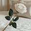 Rowen Homes Accessories White Faux Peony Rose Single Stem Flower House of Isabella UK