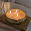 Rowen Homes Fragrance Aeolian 3 Wick Gold Scented Candle House of Isabella UK