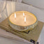 Rowen Homes Fragrance Aeolian 3 Wick Gold Scented Candle House of Isabella UK