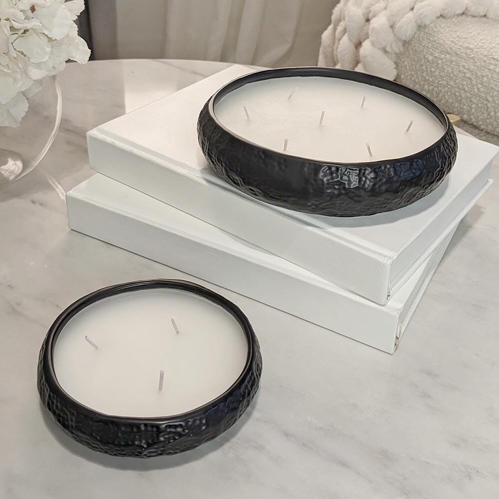 Rowen Homes Fragrance Aeolian 7 Wick Black Scented Candle House of Isabella UK