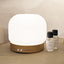 Rowen Homes Fragrance Jayla White & Gold Electronic Aroma Mist Diffuser Lamp House of Isabella UK