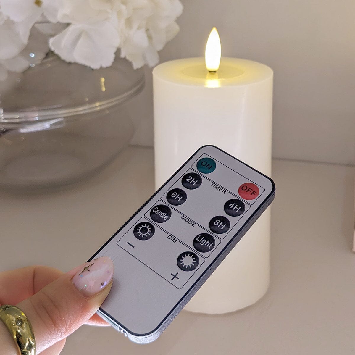 Rowen Homes Fragrance LED Candle Remote House of Isabella UK