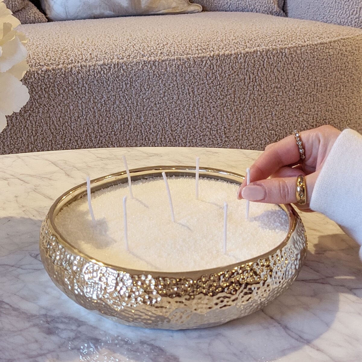 Rowen Homes Fragrance Sand Wax Candle Refill Kit - 500g House of Isabella UK