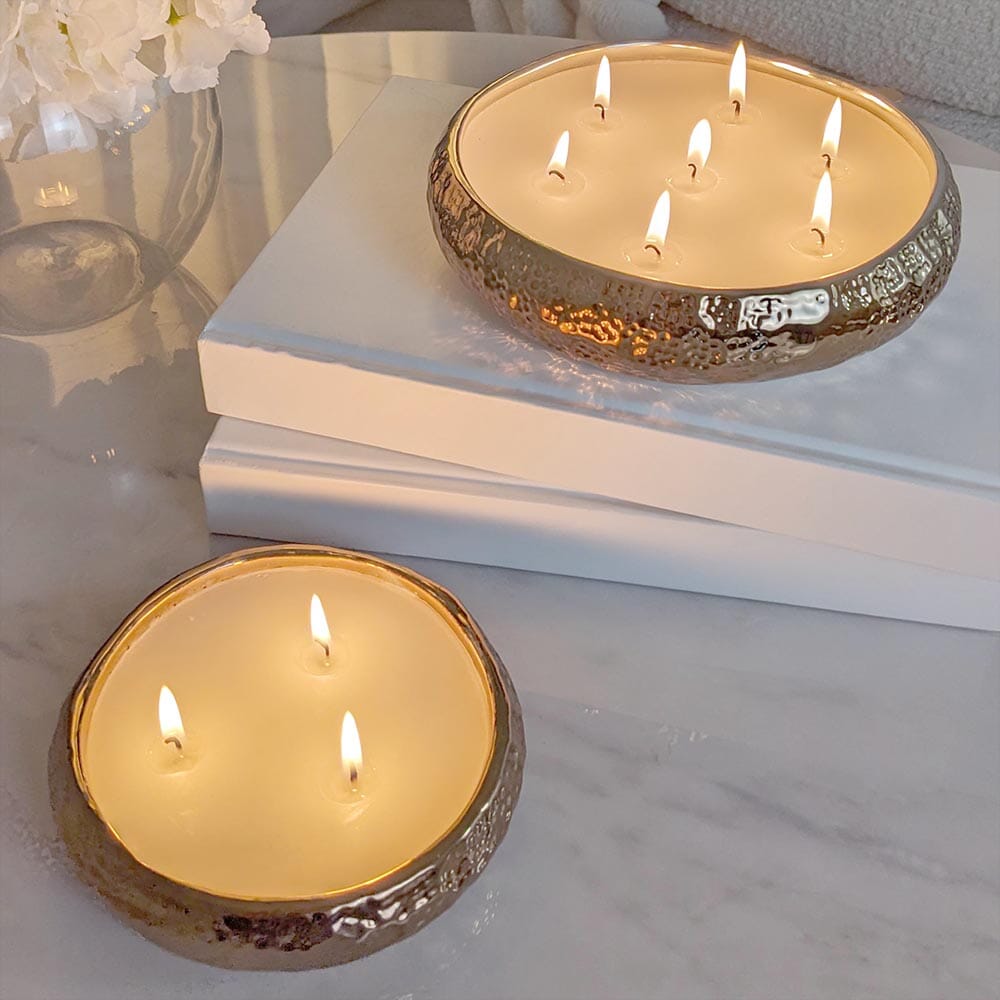 Rowen Homes Fragrance Set of 2 Aeolian Bronze Candles House of Isabella UK