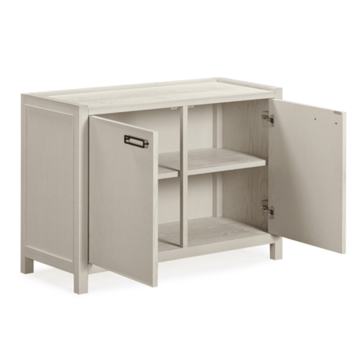 Rowen Homes Furniture Soho Cream Oak Veneer 2 Door Sideboard House of Isabella UK