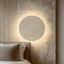 Rowen Homes Lighting Blanco Large Round Marble Backlit Wall Light House of Isabella UK