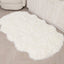Rowen Homes Textiles Elle Large Faux Fur White Hide Rug - 120x180cm House of Isabella UK