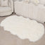Rowen Homes Textiles Elle Large Faux Fur White Hide Rug - 120x180cm House of Isabella UK