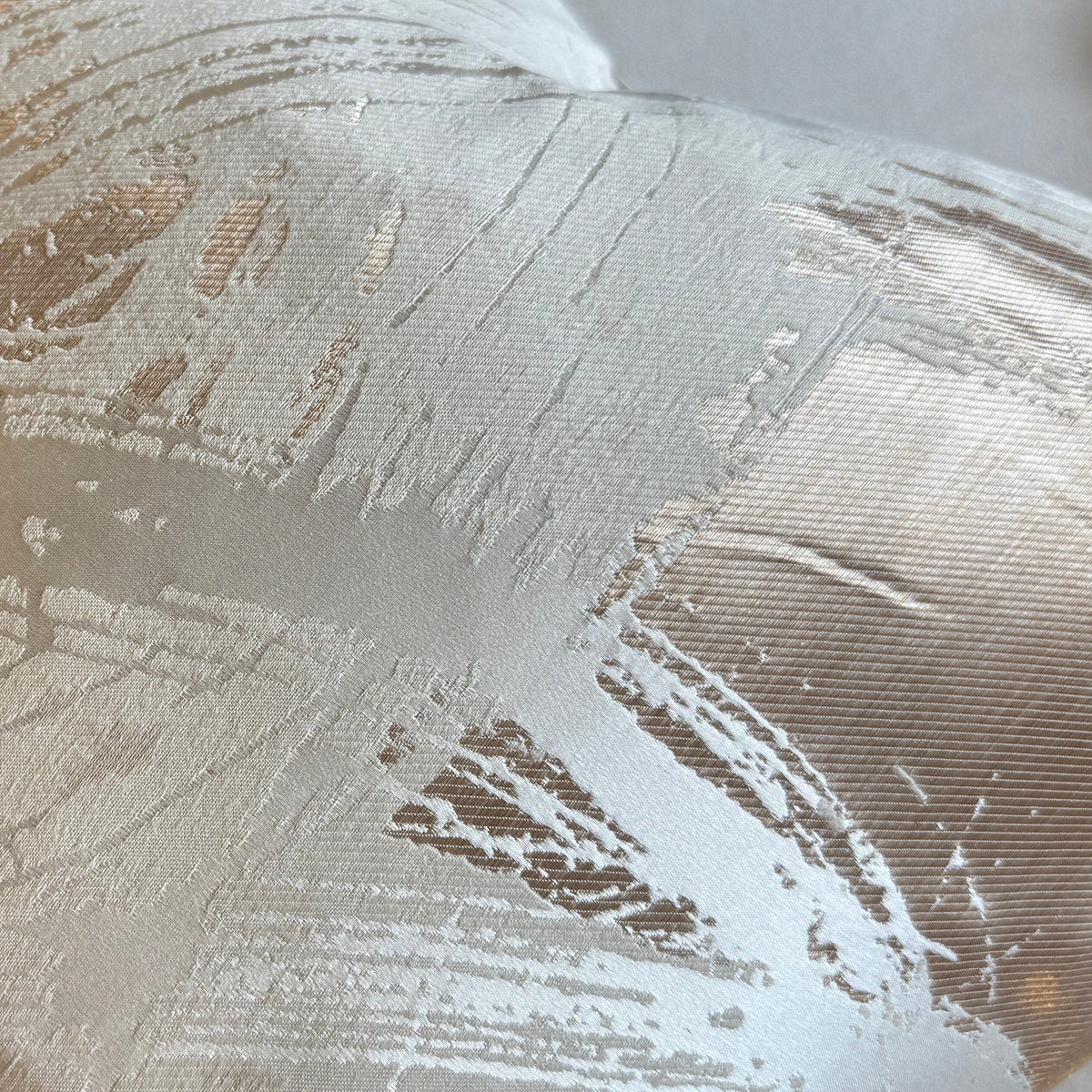 Rowen Homes Textiles Harlow Cream & Gold Metallic Abstract Cushion - 50x50cm House of Isabella UK