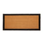 Rowen Homes Textiles Kyla Large Black Border Natural Double Width Doormat House of Isabella UK