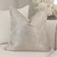 Rowen Homes Textiles Tiana Cream & Gold Abstract Print Cushion - 50x50cm House of Isabella UK