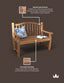 Royalcraft Benches Lytham 2 Seater Bench House of Isabella UK