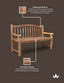 Royalcraft Benches Lytham 3 Seater Bench House of Isabella UK