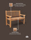Royalcraft Benches Turnbury 2 Seater Bench House of Isabella UK