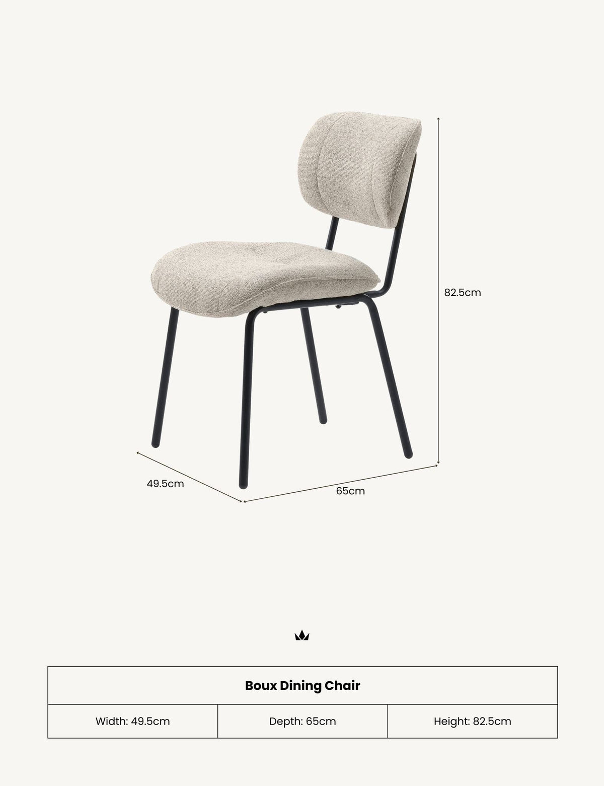 Royalcraft Indoor Furniture BOUX Dining Chairs – Set of Two House of Isabella UK