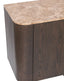 Royalcraft Indoor Furniture ROKA Dark Wood 4-Door Sideboard with Marble Top House of Isabella UK