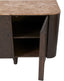 Royalcraft Indoor Furniture ROKA Dark Wood 4-Door Sideboard with Marble Top House of Isabella UK