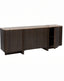 Royalcraft Indoor Furniture ROKA Dark Wood 4-Door Sideboard with Marble Top House of Isabella UK