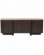 Royalcraft Indoor Furniture ROKA Dark Wood 4-Door Sideboard with Marble Top House of Isabella UK