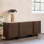Royalcraft Indoor Furniture ROKA Dark Wood 4-Door Sideboard with Marble Top House of Isabella UK