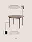 Royalcraft Indoor Furniture ROKA Dark Wood 4-Seater Dining Table House of Isabella UK
