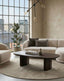 Royalcraft Indoor Furniture ROKA Dark Wood Coffee Table House of Isabella UK