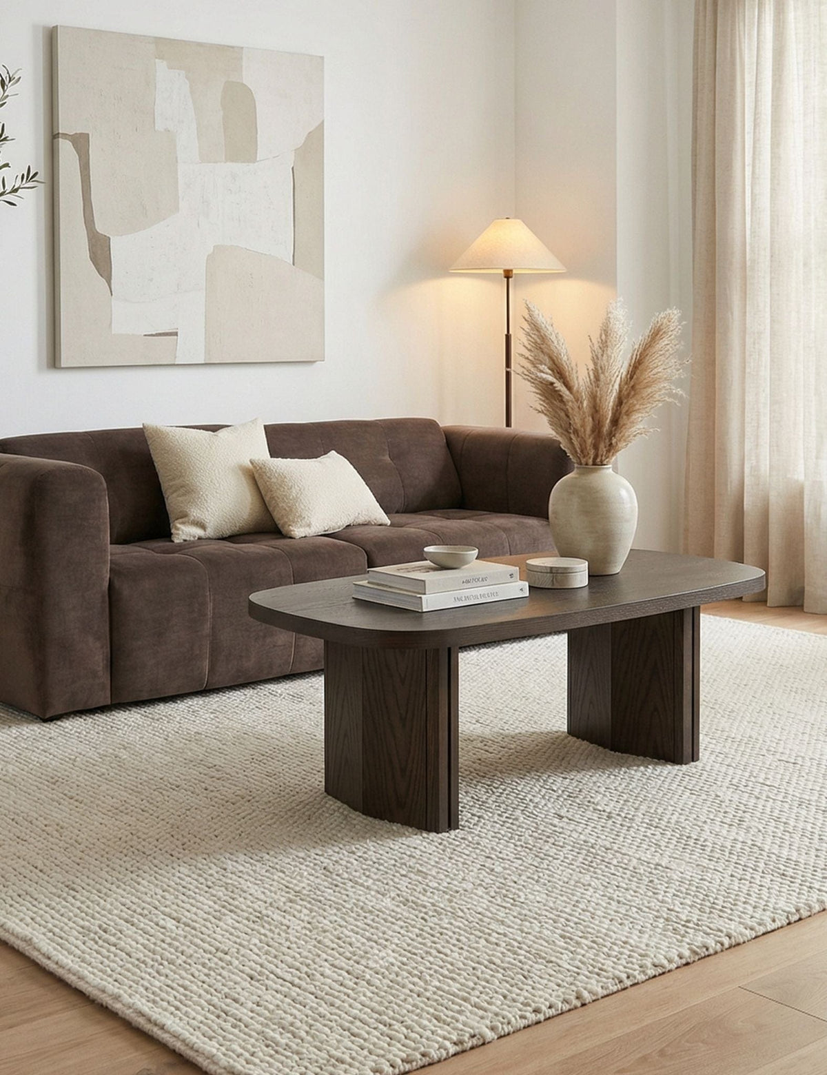 Royalcraft Indoor Furniture ROKA Dark Wood Coffee Table House of Isabella UK