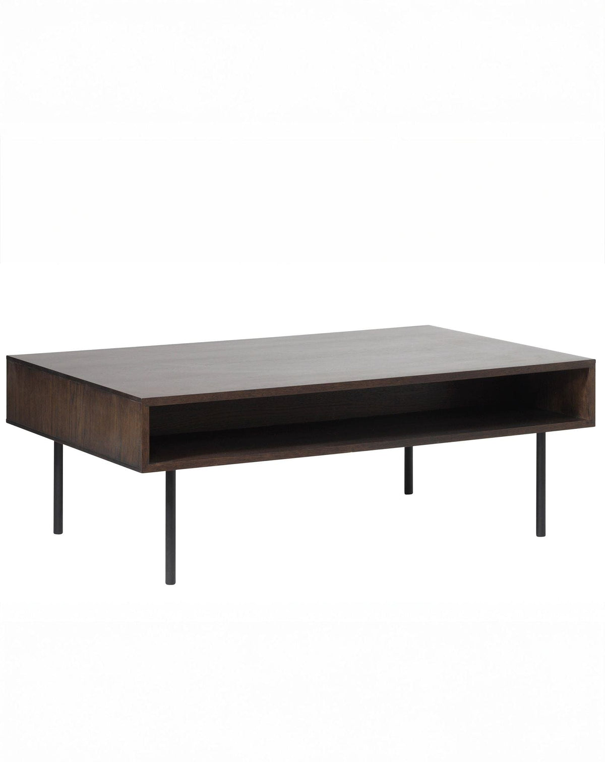 Royalcraft Indoor Furniture ROKA Dark Wood Geometric Coffee Table House of Isabella UK