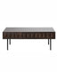 Royalcraft Indoor Furniture ROKA Dark Wood Geometric Coffee Table House of Isabella UK