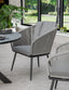 Royalcraft Outdoor Furniture Aspen 4 Seater Round Ceramic Glass Dining Set with Aspen Rope Chairs House of Isabella UK