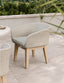 Royalcraft Outdoor Furniture Astral 4 Seater Round Terrazzo Concrete Dining Set with Eden Dusk Dining Chairs House of Isabella UK