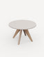 Royalcraft Outdoor Furniture Astral 4 Seater Round Terrazzo Concrete Dining Set with Sol Dining Chairs House of Isabella UK