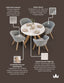 Royalcraft Outdoor Furniture Astral 4 Seater Round Terrazzo Concrete Dining Set with Sol Dining Chairs House of Isabella UK