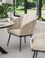 Royalcraft Outdoor Furniture Bali 4 Seater Round Ceramic Glass Dining Set with Bali Rope Chairs House of Isabella UK