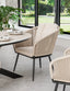 Royalcraft Outdoor Furniture Bali 6 Seater Ellipse Ceramic Glass Dining Set with Bali Rope Chairs House of Isabella UK