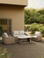 Royalcraft Outdoor Furniture BORA 4-Seater Rattan Lounging Set with Coffee Table House of Isabella UK
