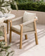 Royalcraft Outdoor Furniture Jupiter 6 Seater Ellipse D Conical Dining Set with Roma Dining Chairs House of Isabella UK