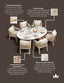 Royalcraft Outdoor Furniture Jupiter 8 Seater Ellipse D Conical Dining Set with Roma Dining Chairs House of Isabella UK
