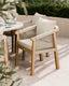 Royalcraft Outdoor Furniture Jupiter 8 Seater Ellipse D Conical Dining Set with Roma Dining Chairs House of Isabella UK