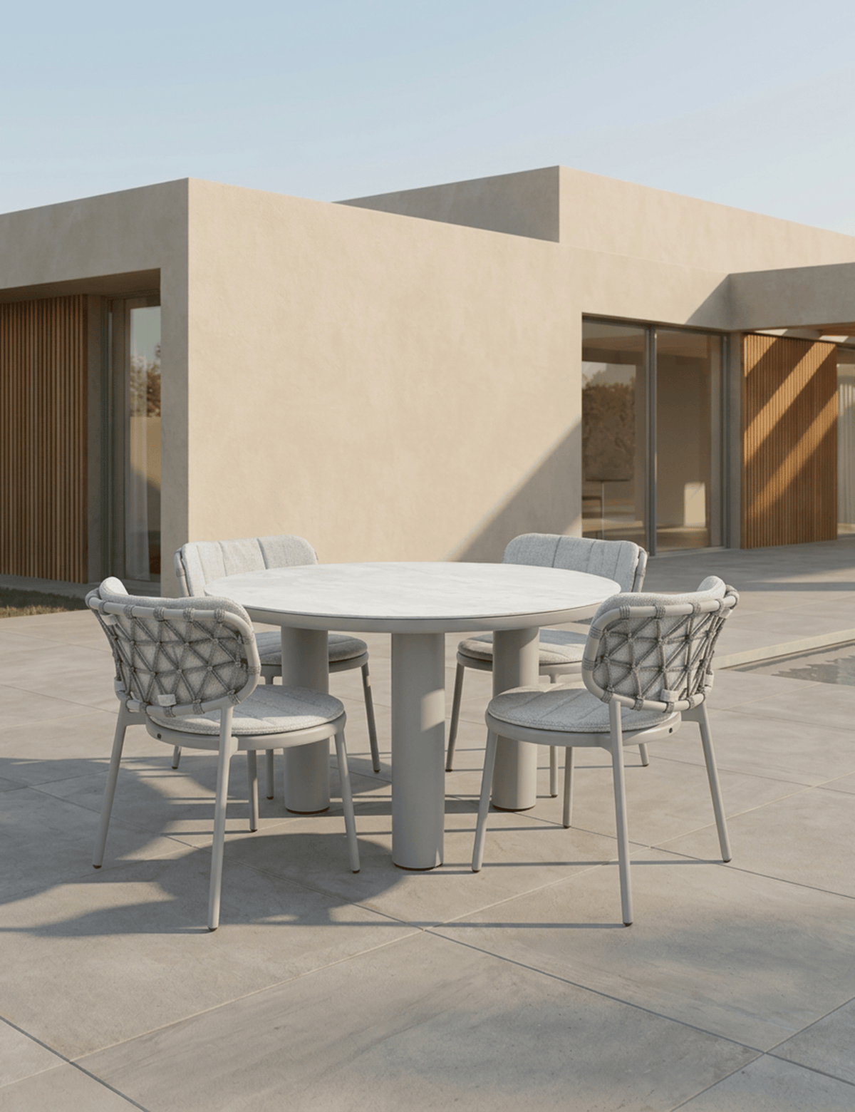 Royalcraft Outdoor Furniture KOKO 4-Seater Dining Table & Chairs House of Isabella UK