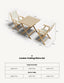 Royalcraft Outdoor Furniture London 2 Seater Square Folding Bistro Set with London Rope Folding Armchairs House of Isabella UK