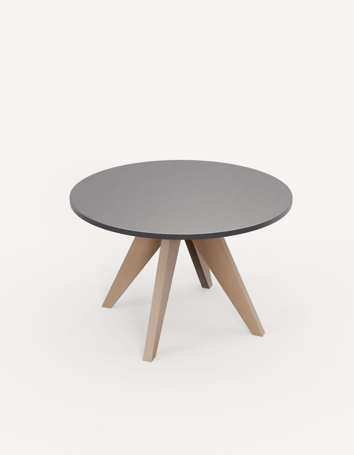 Royalcraft Outdoor Furniture Luna 4 Seater Round Concrete Table Dining Set with Roma Rope Dining Chairs House of Isabella UK