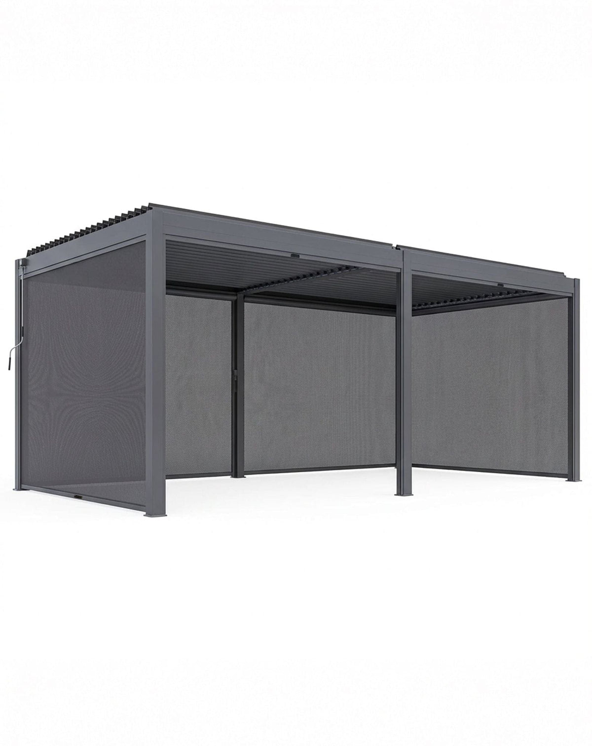 Royalcraft Outdoor Furniture Luxe 6x3m Pergola with Solar Lighting System and Voice Control House of Isabella UK