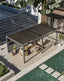 Royalcraft Outdoor Furniture Luxe 6x3m Pergola with Solar Lighting System and Voice Control House of Isabella UK