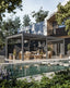 Royalcraft Outdoor Furniture Luxe 6x3m Pergola with Solar Lighting System and Voice Control House of Isabella UK