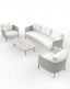 Royalcraft Outdoor Furniture MALI 5-Seater Lounging Set with Coffee Table House of Isabella UK